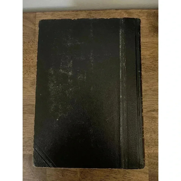 Vintage Leather Bound Book 1921 Denmark Store Nordiske Konversations Leksikon - Picture 6 of 8